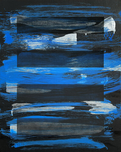 Géométrique / Gestuel n° 042 de Vincent Lecocq, Pintura a la venta en Singulart