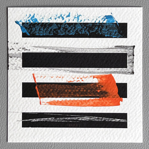 Géométrique / Gestuel n° 063 by Vincent Lecocq, 회화 for Sale on Singulart