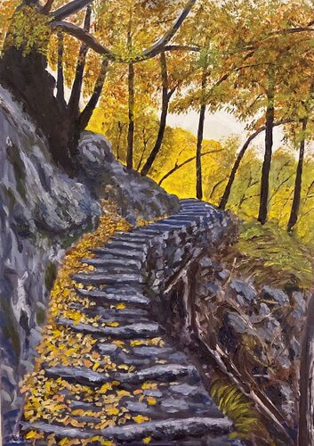 Cercando la luce van Georges Maestroni, Schilderij te koop op Singulart