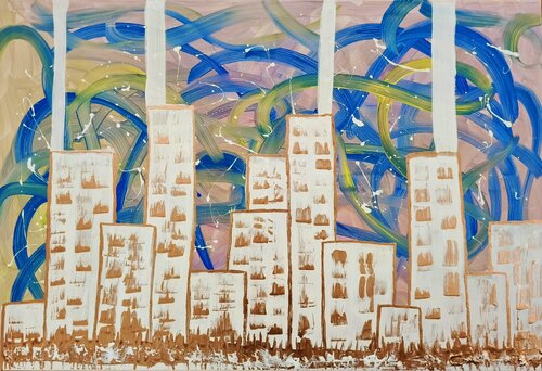 Caos by Chiara Scala, Painting for Sale on Singulart