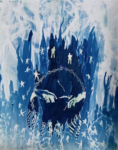 Reaching Out. Immigration Series #11 de Pierre leichner, Impresión a la venta en Singulart