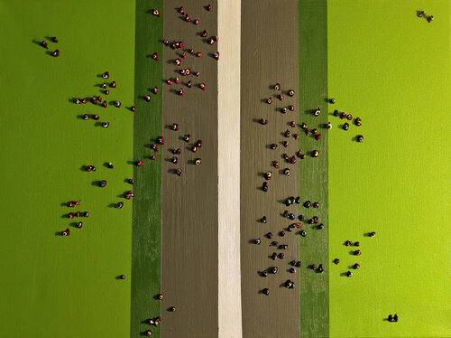 0n the road again #1 van Pierre leichner, Schilderij te koop op Singulart