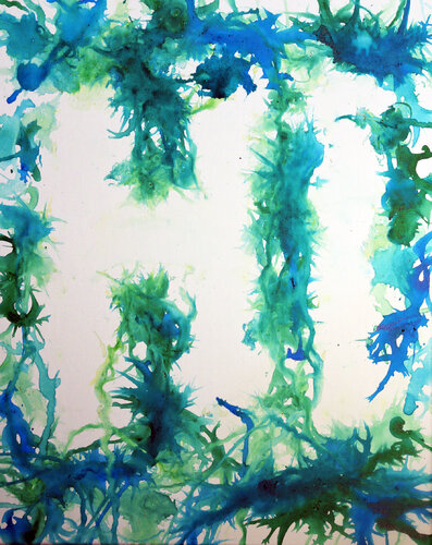 Worm Art Series #28 First Contact #1 par Pierre leichner, Peinture en vente sur Singulart