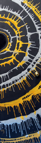 Waves - Gravitational door #12 de Pierre leichner, Pintura a la venta en Singulart