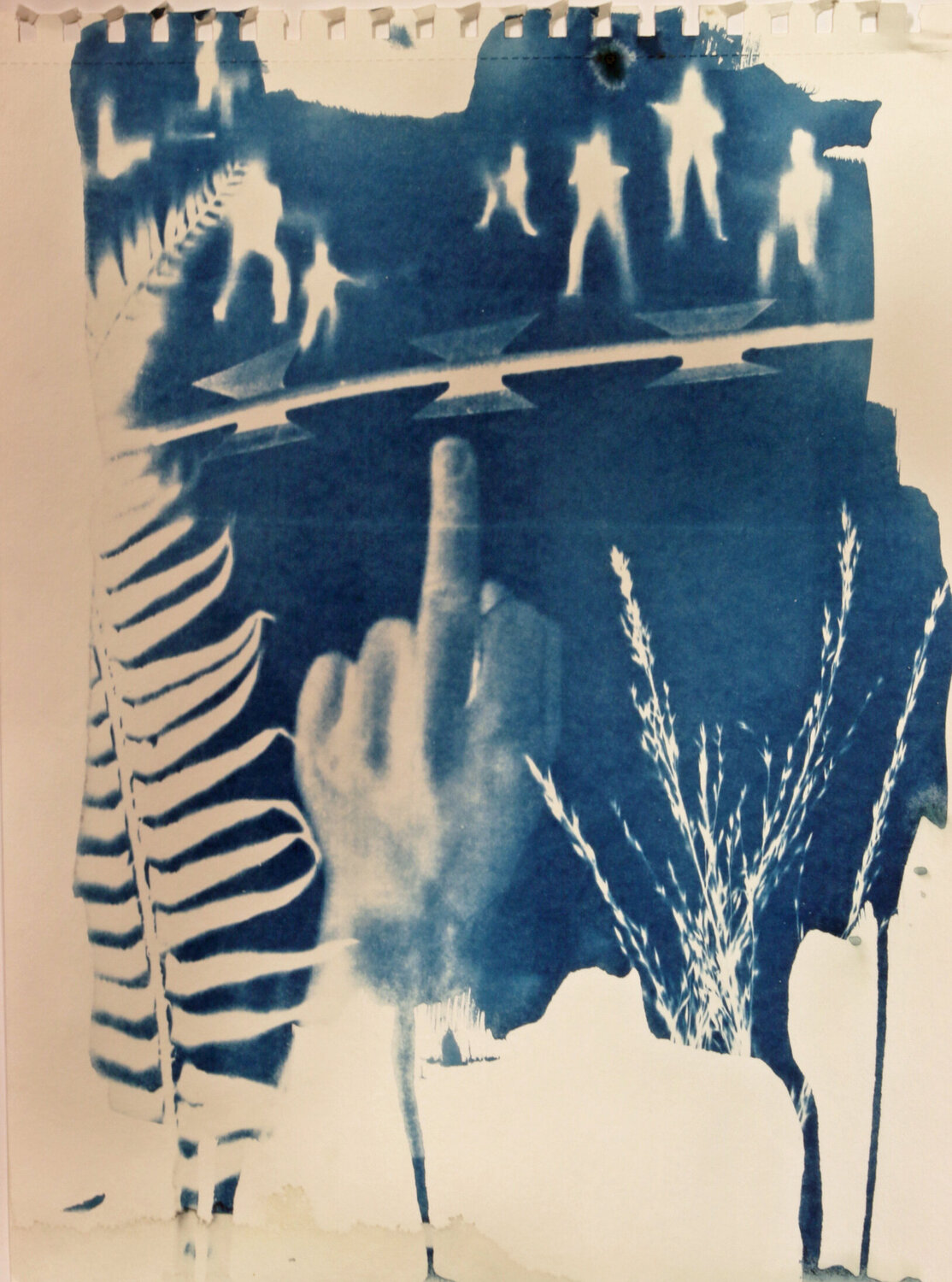 F... Off -Immigration series #5 Pierre leichner Print for sale