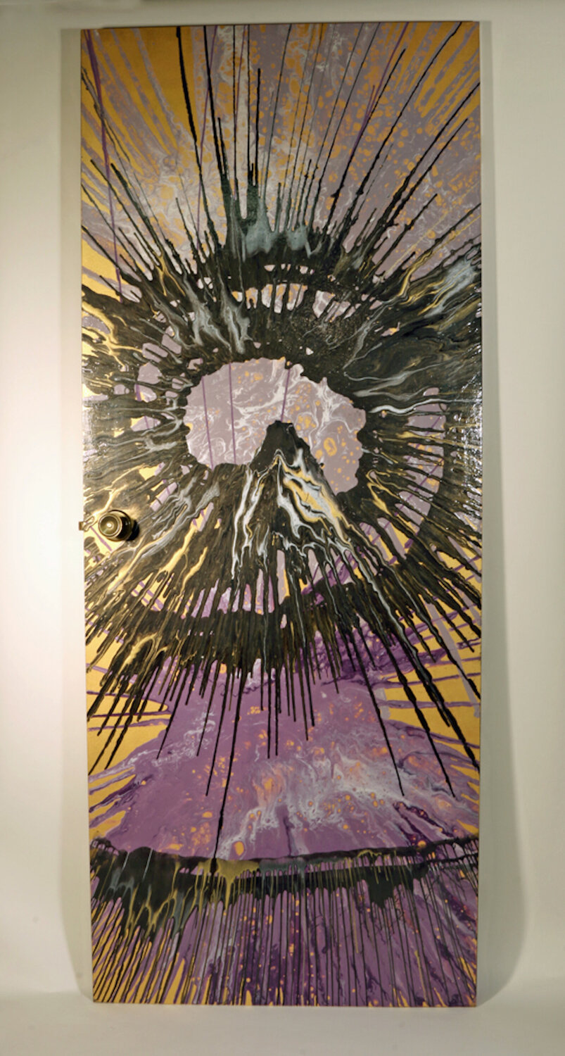 Falling in – Gravitational door #6 Pierre leichner Original painting for sale