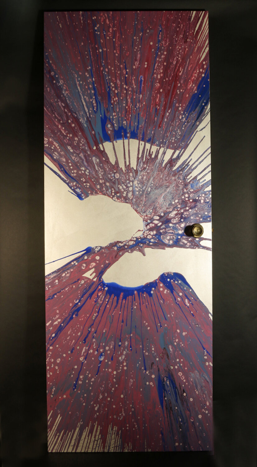 feeling the pull – Gravitational door #3 Pierre leichner Pintura original en venta