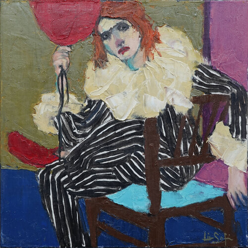 Clowning Around VI by Lisa Sofia, Painting for Sale on Singulart