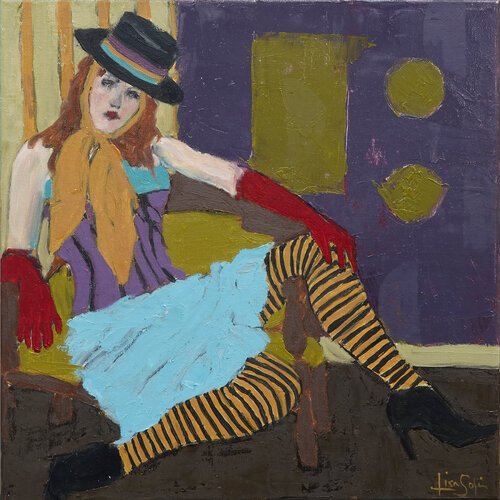 Clowning Around XVII by Lisa Sofia, Painting for Sale on Singulart