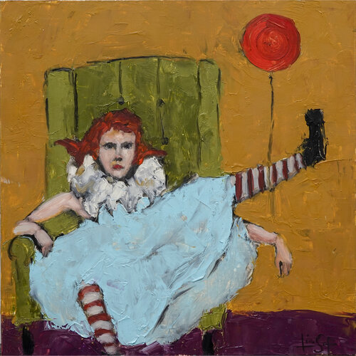 Clowning Around I de Lisa Sofia, Pintura a la venta en Singulart