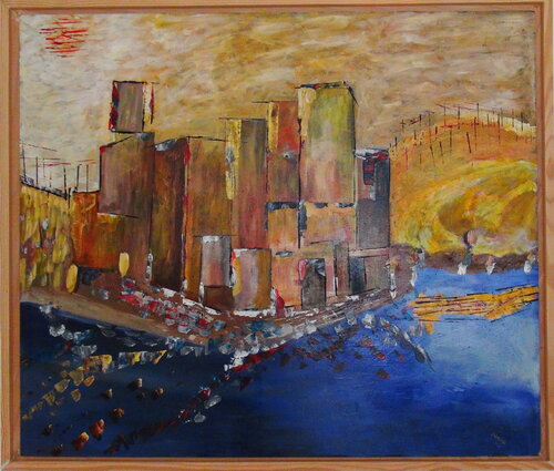 the melting pot di Gerhard Miksch, Pittura in vendita su Singulart