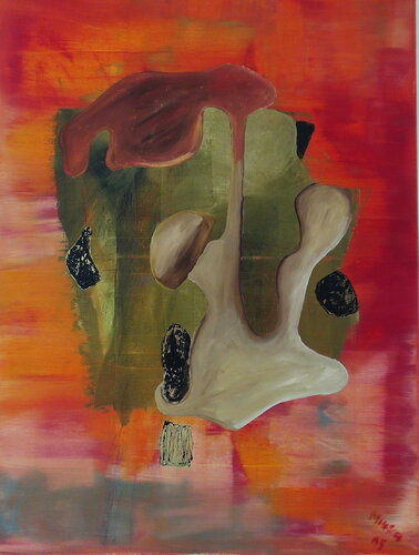 Mein gutes Bauchgefühl van Gerhard Miksch, Schilderij te koop op Singulart