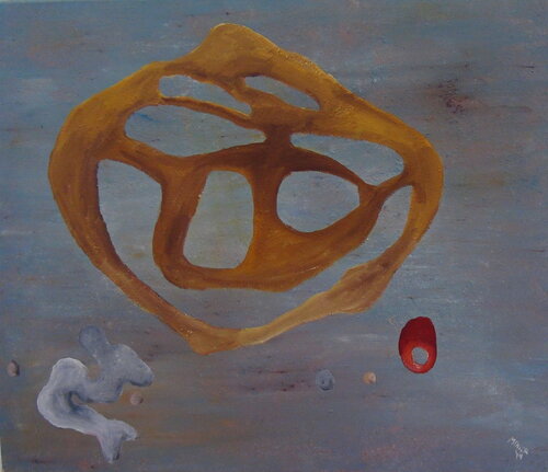 Zusammenspiel Form und Farbe by Gerhard Miksch, Painting for Sale on Singulart