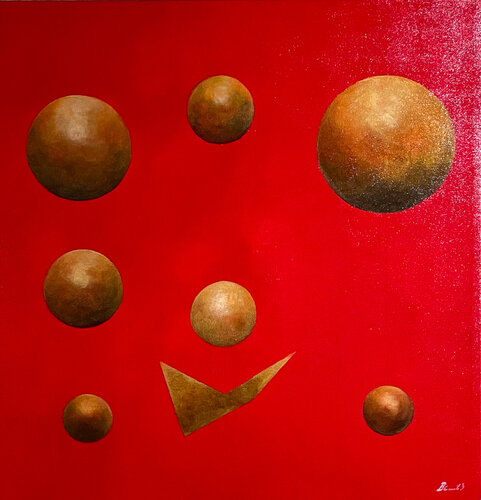 Composition For Hexagram N7 van Begoña Colomar, Schilderij te koop op Singulart