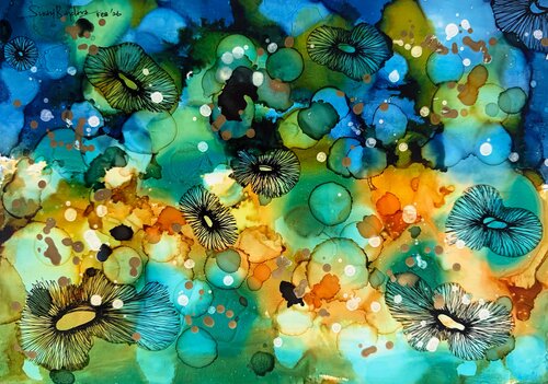 Underwater II di Surani Bandara, Pittura in vendita su Singulart