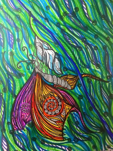 Chrysalis by Vishal J.Singh, Drawing for Sale on Singulart