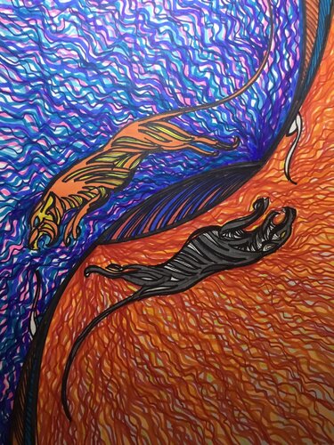 Lighting Strikes Twice par Vishal J.Singh, Dessin en vente sur Singulart
