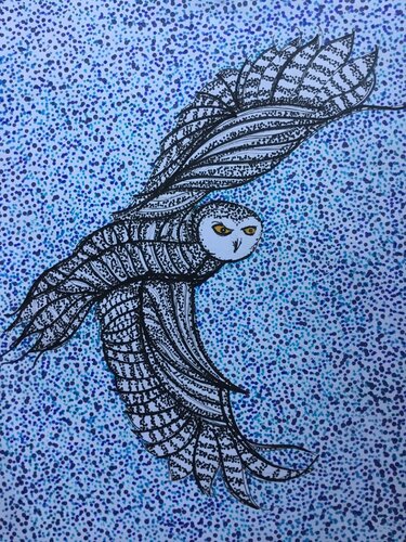 Snow by Vishal J.Singh, Drawing for Sale on Singulart