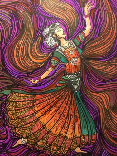 A Beautiful Divali de Vishal J.Singh, Dibujo a la venta en Singulart
