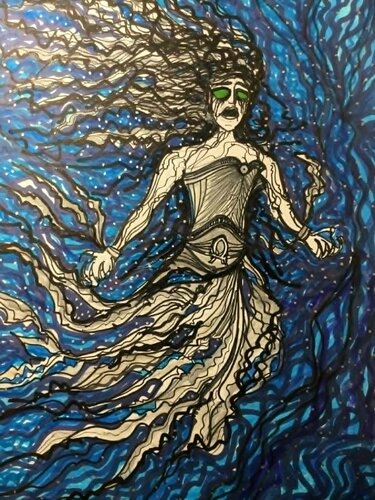 The Cry Of The Banshee by Vishal J.Singh, Drawing for Sale on Singulart