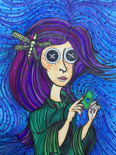 Poor Little Miss Caroline Jones di Vishal J.Singh, Disegno in vendita su Singulart