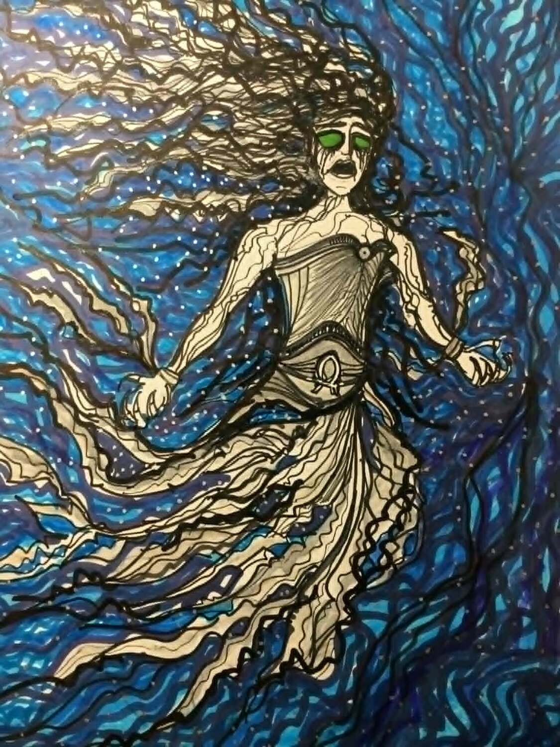 The Cry Of The Banshee Vishal J.Singh Tekening te koop