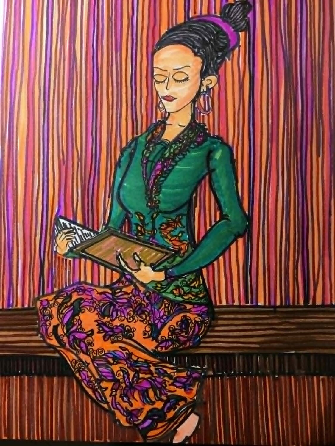 The Kebaya Girl Vishal J.Singh Disegno in vendita