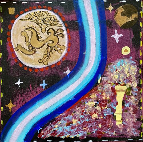 Tempus Statutum by Laure Vincente, Painting for Sale on Singulart