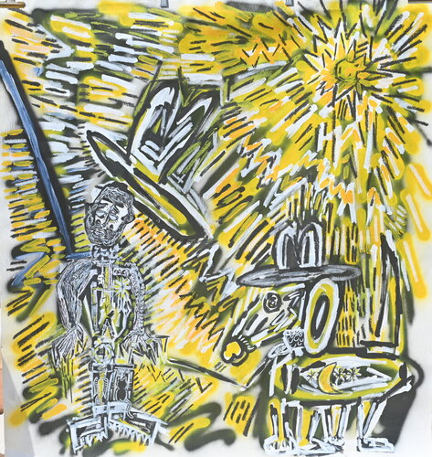 "Bebeto and me" by Mimmo Ferrari, 회화 for Sale on Singulart