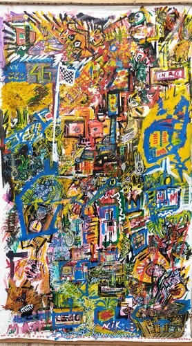 "lego/Nike" di Mimmo Ferrari, Pittura in vendita su Singulart