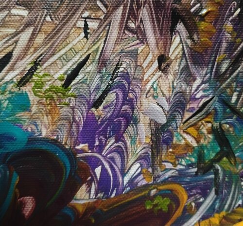 The Bed.Detail. par José Ernesto Buajasan Gomez, Peinture en vente sur Singulart