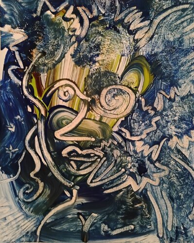 Juden Girlfriend by José Ernesto Buajasan Gomez, Painting for Sale on Singulart