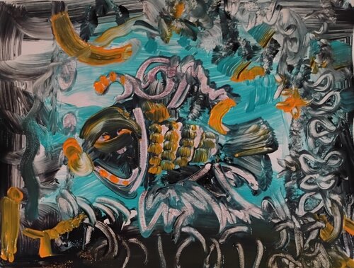 Tilapia. von José Ernesto Buajasan Gomez, Malerei kaufen auf Singulart