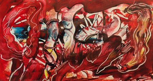 The animal par José Ernesto Buajasan Gomez, Peinture en vente sur Singulart