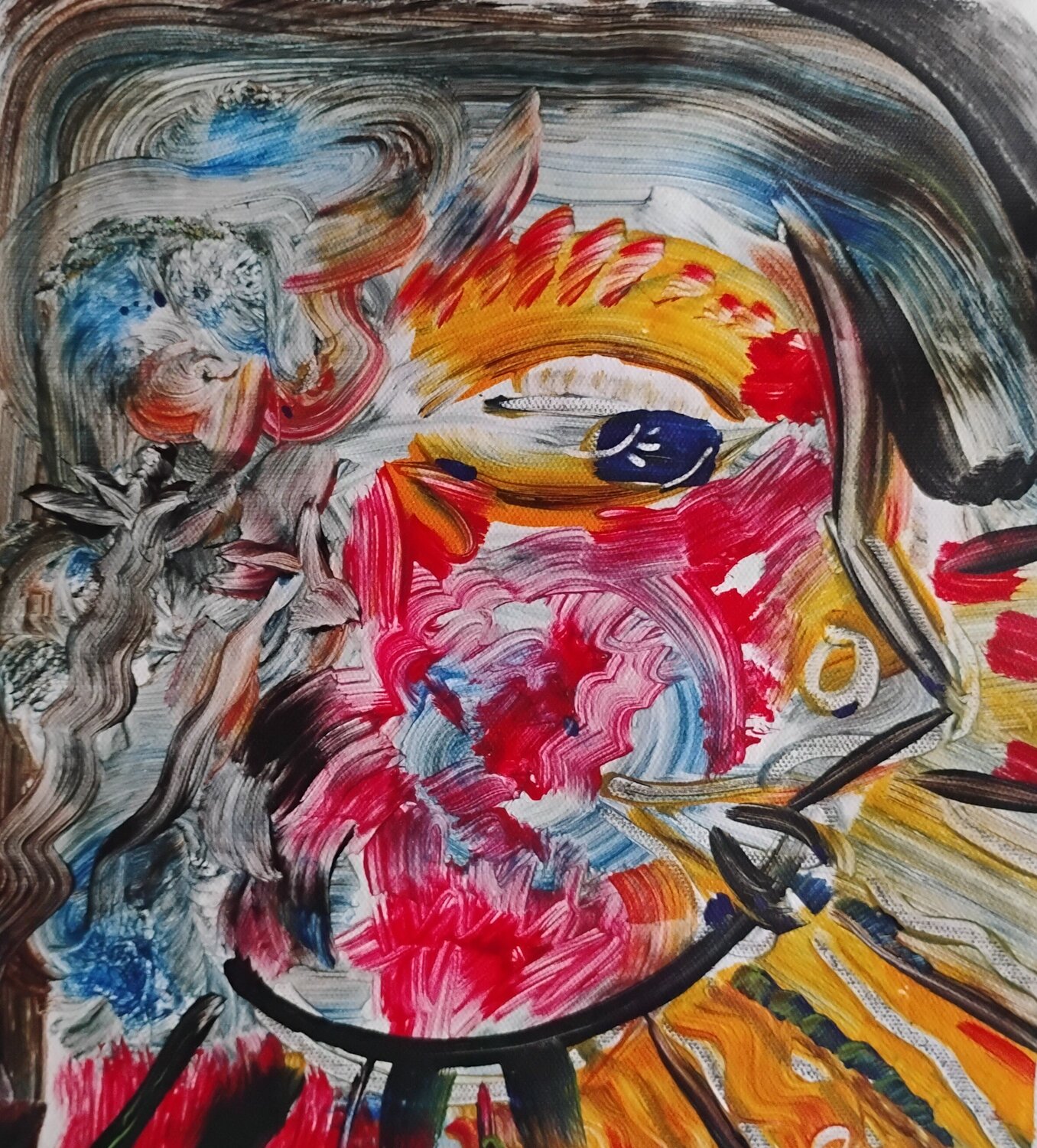 Mr Trump José Ernesto Buajasan Gomez Originalgemälde zu verkaufen