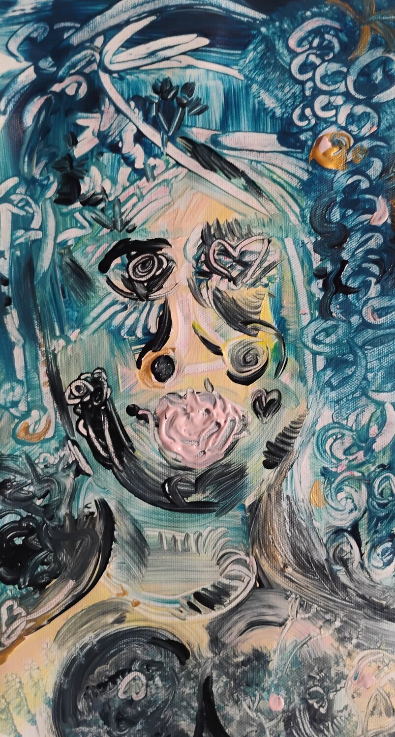 Lady in black José Ernesto Buajasan Gomez Originalgemälde zu verkaufen