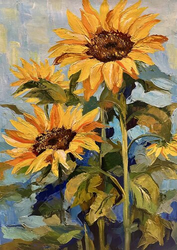 Tournesol von Karen Davtian, Malerei kaufen auf Singulart
