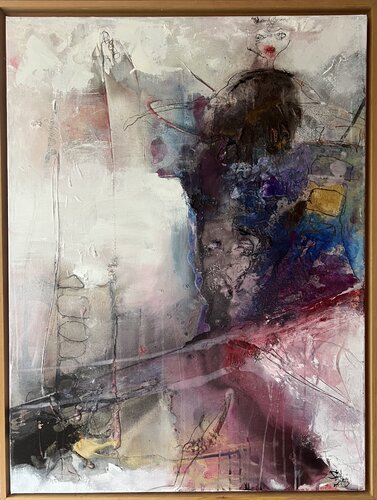 Open your wings van Sabine Hetzer, Schilderij te koop op Singulart