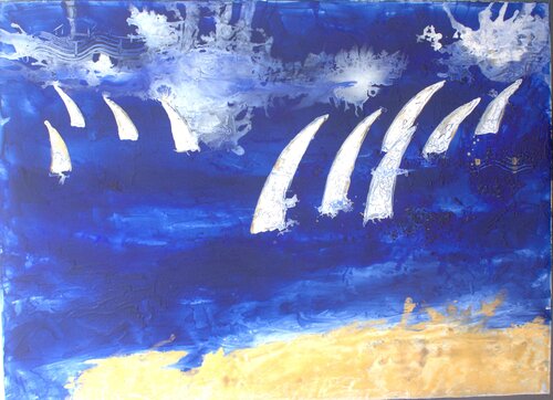 VELAS by Joan Sureda, Painting for Sale on Singulart
