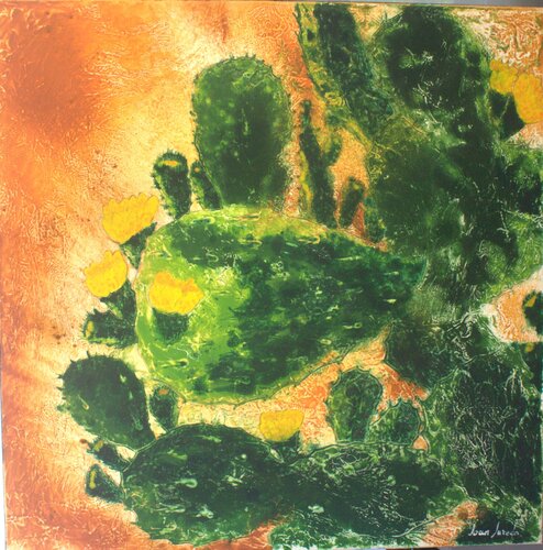 HIGOS EN FLOR (CHUMBERA) by Joan Sureda, Painting for Sale on Singulart