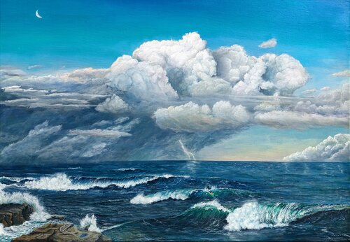 High Voltage by Michael Vorwerk, Painting for Sale on Singulart