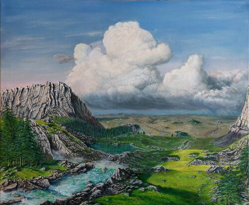 Beyond by Michael Vorwerk, Painting for Sale on Singulart