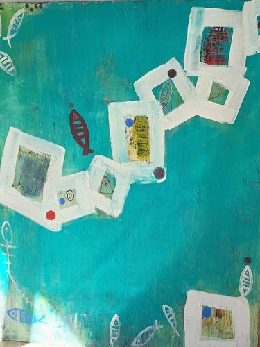 Ventanas en equilibrio by bartolome cerda cañellas, Painting for Sale on Singulart