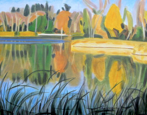 Lac Mackay von Denise Levesque, Malerei kaufen auf Singulart