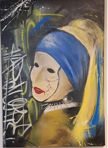 die zersprungene Ikone von Tobias Werner, Malerei kaufen auf Singulart