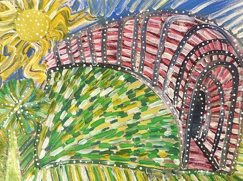 Following The Wall de Jose Romero, Pintura a la venta en Singulart