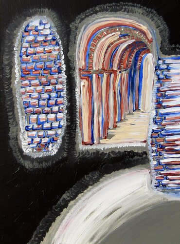 Aurelian Wall by Jose Romero, Painting for Sale on Singulart