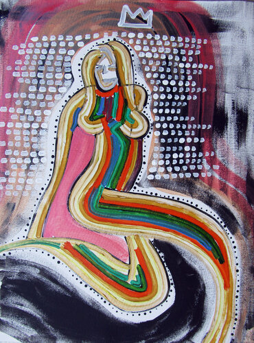 Cross Legged von Jose Romero, Malerei kaufen auf Singulart
