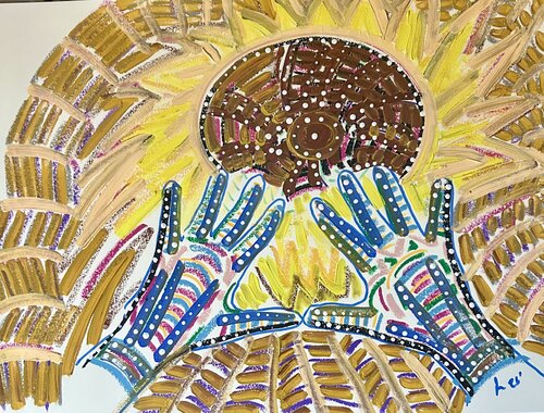 The Goalie van Jose Romero, Schilderij te koop op Singulart