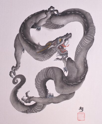 DRANGON van Dongmei Wang, Schilderij te koop op Singulart